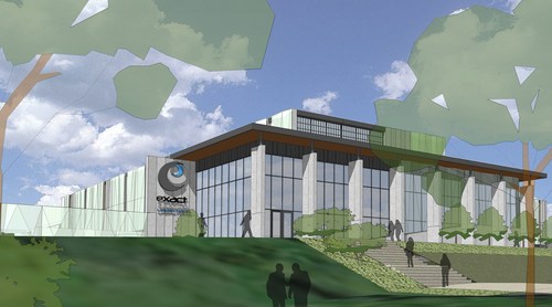 Rendering of Exact Sciences laboratory facility to be built at 650 Forward Drive in Madison, Wis.