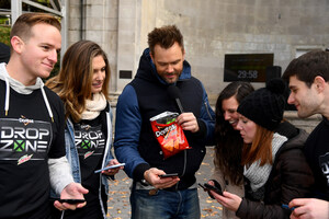 Joel McHale Hosts First "Drop Zone" Event In New York City