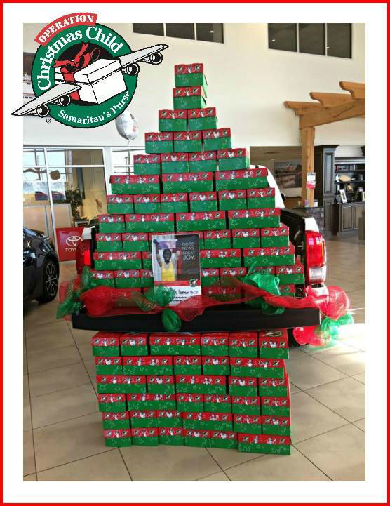 Residents in the Hattiesburg area can make the holiday season more memorable for children overseas and take part in the Toyota of Hattiesburg Operation Christmas Child charity event until November 20.