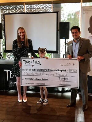 Texas de Brazil Presents Over $149,000 To St. Jude Children's Research Hospital® After Campaign Finale Charity Luncheon