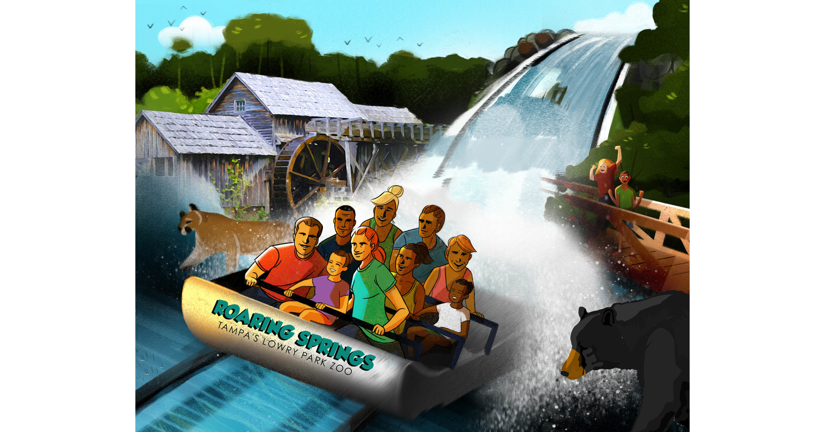 Roaring Springs Splashes Into Tampa's Lowry Park Zoo