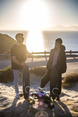 Before we launched the kickstarter, we went to Black's Beach to shoot a video for the campaign. In the photo are Dongpeng Li and Steve Warburton from ionboard.