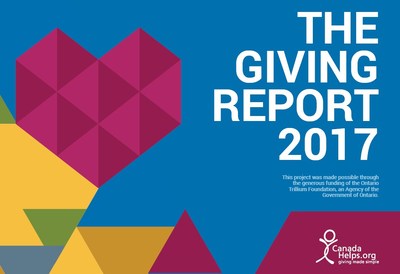 Le rapport sur les dons (Groupe CNW/CanadaHelps)