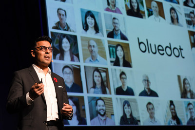 BlueDot Founder and CEO, Kamran Khan, MD, MPH, discusses the future of health innovation at the 2017 RBC Innovators’ Ball, which brought together Canadian visionaries to celebrate science and curiosity in support of the Ontario Science Centre and its vital community access programs. (CNW Group/Ontario Science Centre)