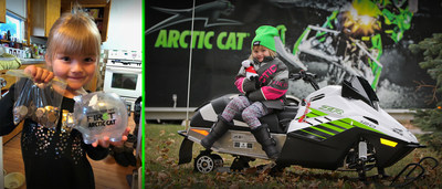 Sunshine Oelfke receives dream Arctic Cat snowmobile after giving away her savings to classmates in need