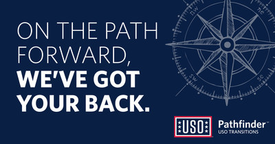 USO PathfinderSM delivers the USO's mission by connecting service members and their families to the help they need to successfully transition from military service.