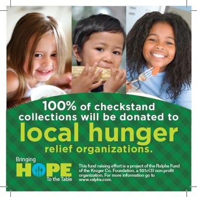 Ralphs Grocery Company is fighting hunger in Southern California this holiday season by raising money for area food banks through a checkstand canister fundraising program.