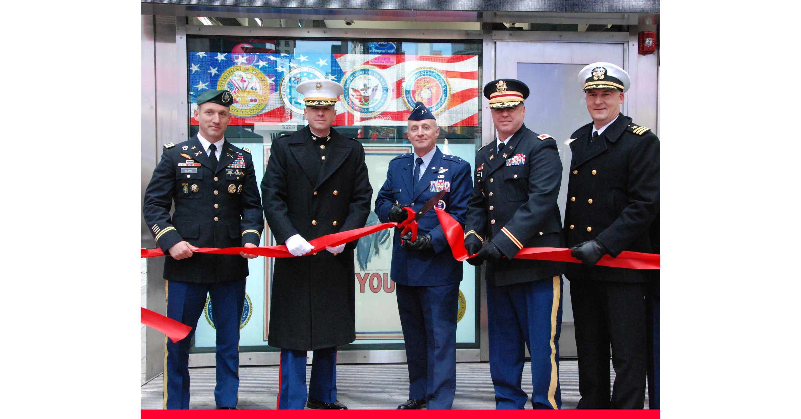 The U.S. Military Reopens Its Times Square Recruiting Station