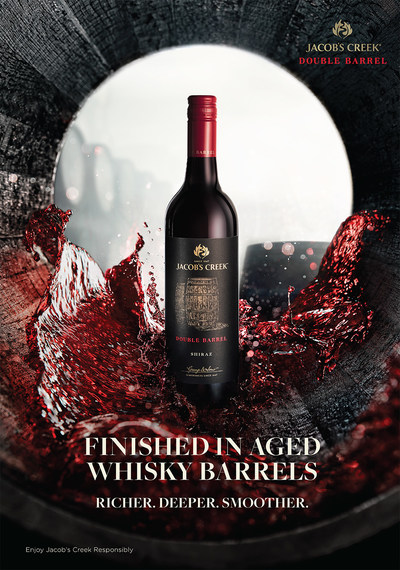 Jacob's Creek launches 'Double Barrel' wine campaign, narrated by Chris Hemsworth. (CNW Group/Corby Spirit and Wine Communications)