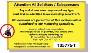 Noble &amp; Masters Marketing Answers the #1 Small Business Complaint