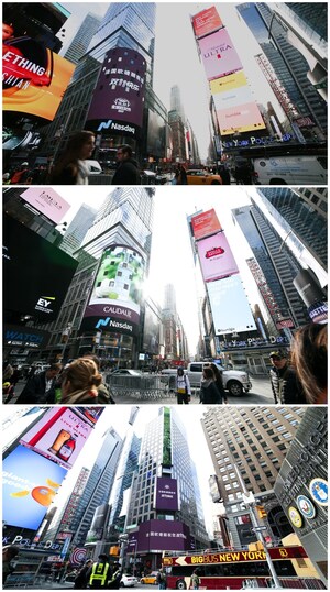 The Tmall Double Eleven Shopping Festival Rush Spreads to Times Square in New York City