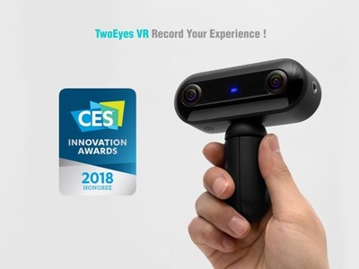 TwoEyes Tech, Inc. has been named a CES 2018 Innovation Awards Honoree for 3D 360° VR camera, “TwoEyes VR”.