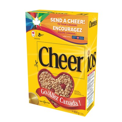 Cheerios aide les canadiens à encourager les athlètes de tout leur cœur (Groupe CNW/General Mills Canada)