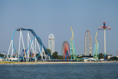 Cedar Point, on the shores of Lake Erie in Sandusky, Ohio, is known as The Roller Coaster Capital of the World (R).