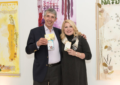 Stephen Twining, 10th generation Twining, and Delilah, national radio personality, celebrate the launch of the latest Twinings® herbal tea blends.