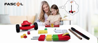 Fascol Lego DIY Splicing Scooter