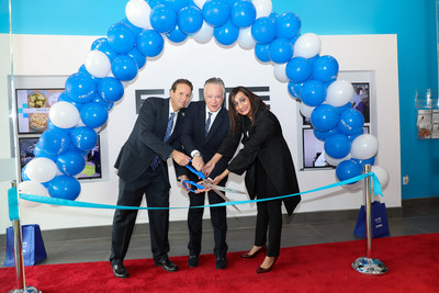 Ribbon Cutting Ceremony with CEO Dr. Steven Schnur, COO Dr. Perry Krichmar and Dr. Sadiya Farooqui.