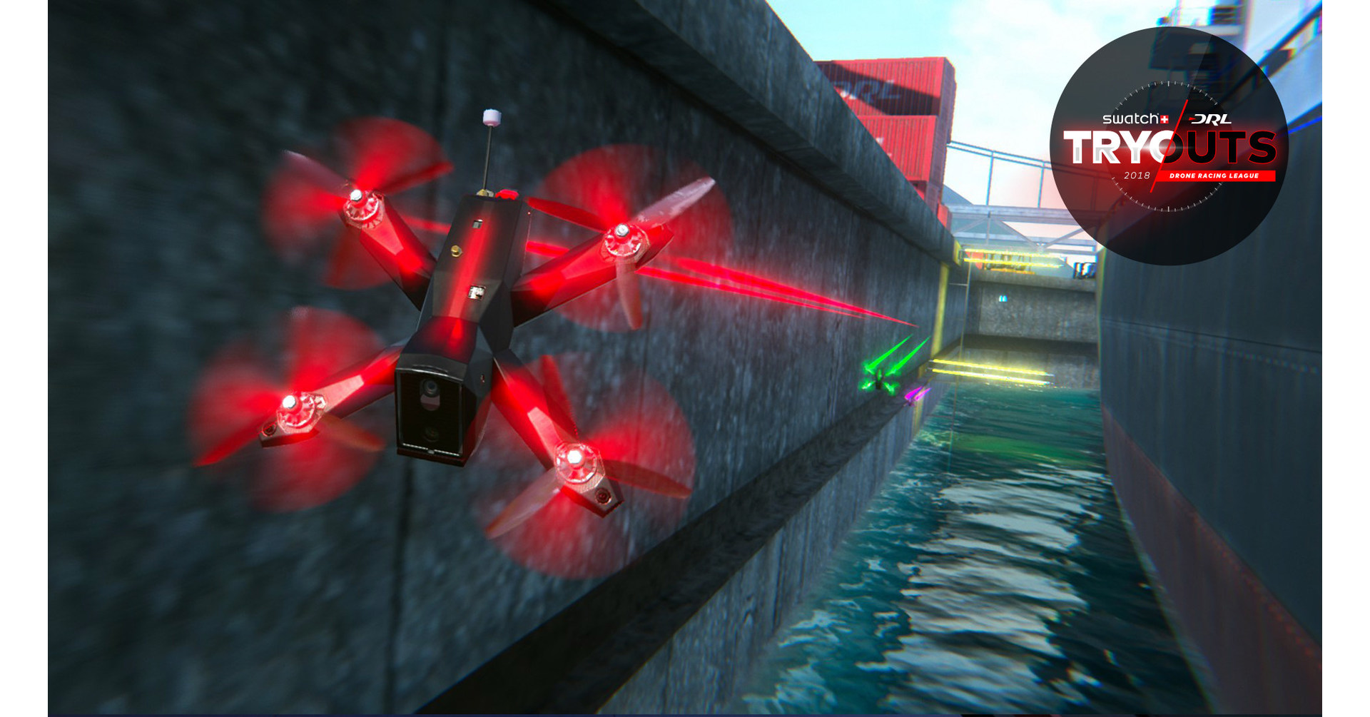 Enlace Comprensión avance The Drone Racing League (DRL) Launches DRL Simulator And Announces 2018  Swatch DRL Tryouts & eSport Tournament