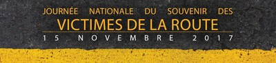 Logo : Journe nationale du souvenir des victimes de la route 2017 (Groupe CNW/CONSEIL CANADIEN DES ADMINISTRATEURS EN TRANSPORT MOTORISE)
