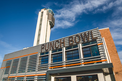 Punch Bowl Social Opens in Historic Stapleton Air Traffic Control Tower Building.