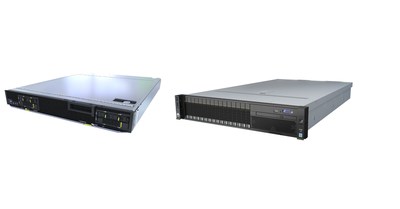 Huawei FusionServer CH242 V5 (left) and FusionServer 2488 V5 (right)