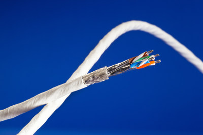 GORE® Aerospace Ethernet Cables are engineered for the increasing data demands of modern airborne digital networks. Photo: W. L. Gore & Associates