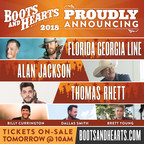 La présence de Florida Georgia Line, Alan Jackson, Thomas Rhett et de nombreux autres artistes confirmée pour la septième édition du festival Boots and Hearts