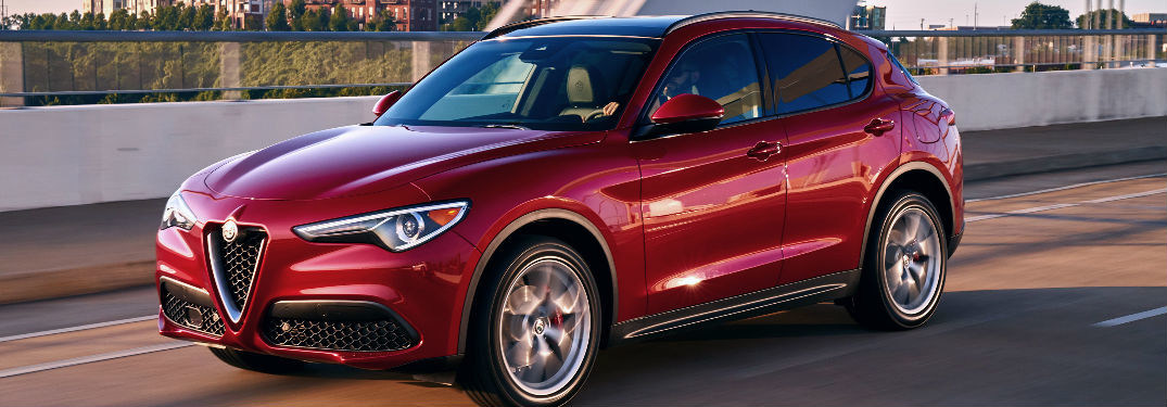 The 2018 Alfa Romeo Stelvio is available now at Palmen Auto Stores.