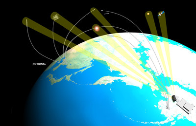 The Long Range Discrimination Radar (LRDR) is a high-powered S-Band radar incorporating solid-state gallium nitride (GaN) components capable of discriminating threats at extreme distances. LRDR is a strategic national asset of the Missile Defense Agency’s Ballistic Missile Defense System (BMDS) and will provide 24/7/365 acquisition, tracking and discrimination data to enable separate defense systems to lock on and engage ballistic missile threats. Image courtesy Lockheed Martin.