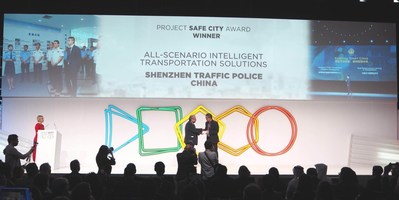 Ganadora del Premio Ciudad Segura: Policía de Tránsito de Shenzhen – Por primera vez a nivel mundial, soluciones de transportación inteligente para todo tipo de escenario que ayudan a establecer un "cerebro del tránsito" para las ciudades (PRNewsfoto/Huawei)