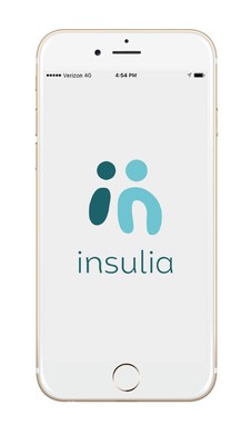 The Insulia patient app is available on iOS and Android devices. (PRNewsfoto/Voluntis)