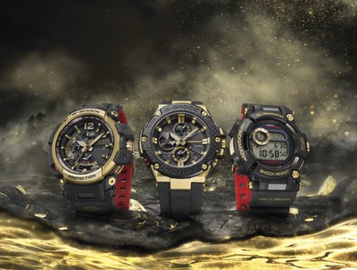 A Special, Limited Edition GOLD TORNADO Collection, Featuring Master of G GRAVITYMASTER, G-STEEL and FROGMAN Timepieces