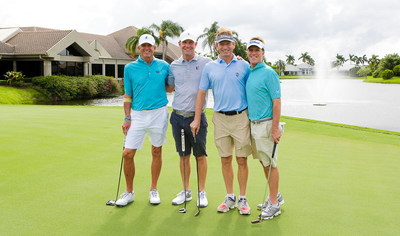 From left to right, Dana Quigley, Glover Lucas, Brad Faxon and Brett Quigley.