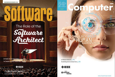IEEE Computer Society's IEEE Software and Computer magazines win 2017 Folio: Eddie & Ozzie Awards.