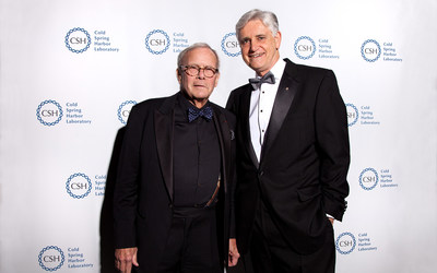 Award-winning journalist Tom Brokaw and President of Cold Spring Harbor Laboratory Dr. Bruce Stillman.