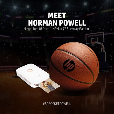 In partnership with HP, The Concierge Club, opens a premium holiday HP activation with a meet and greet with Norman Powell Saturday, November 18 from 1-4 p.m at Sherway Gardens. (CNW Group/The Colony Project)