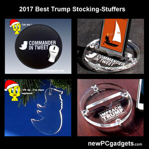 newPCgadgets Introduces The 2017 Presidential Stocking-Stuffers &amp; Gag Gifts