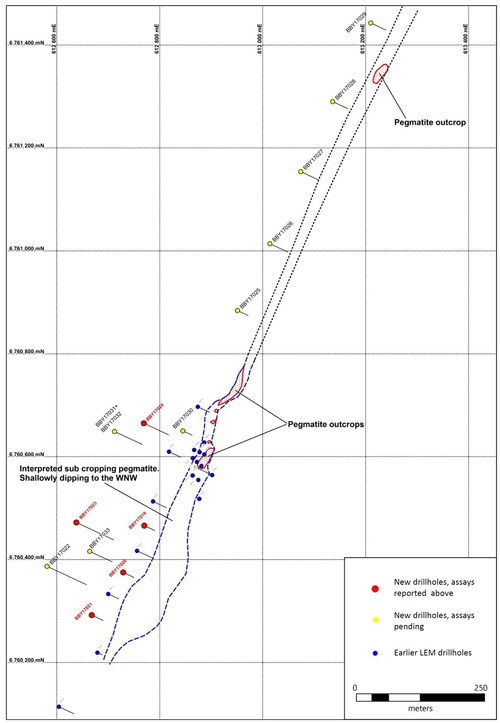 Leading Edge Materials Intersects Thickest Interval of Lithium Mineralization at Bergby, Sweden