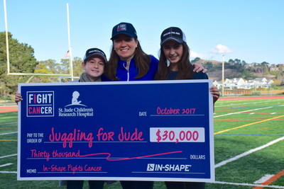 In-Shape Health Clubs donates $30,000 to St. Jude Children's Hospital