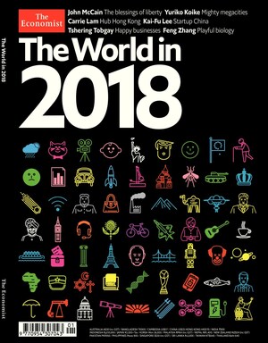 The World in 2018 from The Economist highlights key global themes to watch for next year