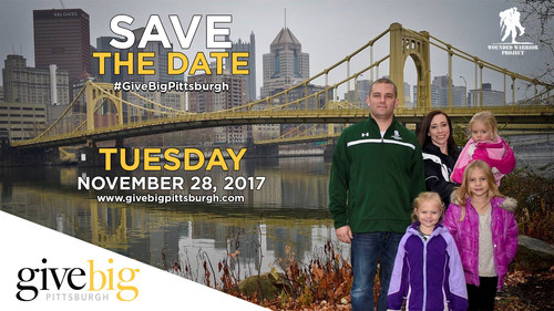 Pittsburgh residents will have a chance to rally behind local community foundations and support their favorite charity on Nov. 28. “Give Big” is returning to Pittsburgh, and Wounded Warrior Project® (WWP) will be among the nonprofits registered to participate in the 24-hour online giving challenge.