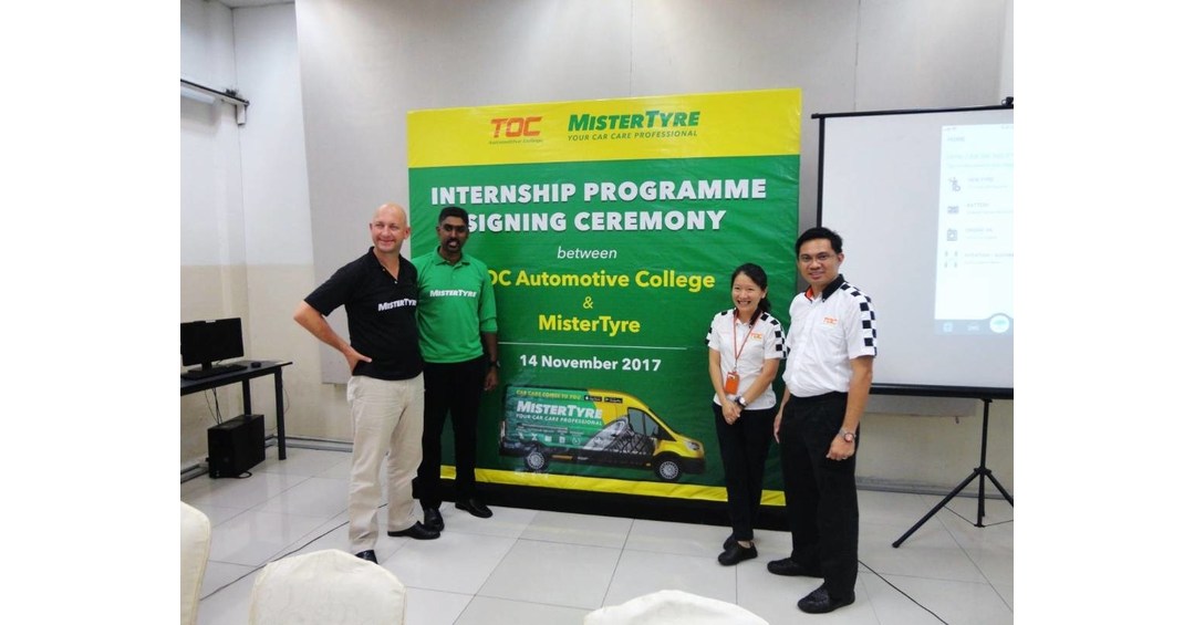 MisterTyre Partners TOC Automotive College