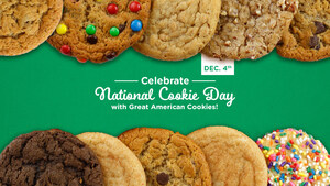 Great American Cookies® to Treat Customers to One Free Cookie on National Cookie Day - Dec. 4