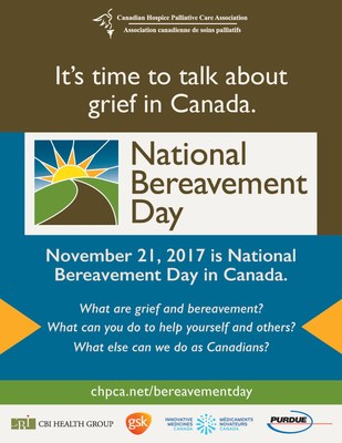 CHPCA Bereavement Day Poster (CNW Group/Canadian Hospice Palliative Care Association)