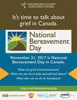 November 21 is Bereavement Day in Canada