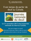 Le 21 novembre sera la Journée du deuil au Canada