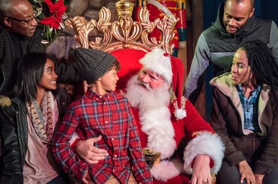 Kids of all ages can visit Santa at Carowinds' WinterFest immersive holiday experience. (PRNewsfoto/Carowinds)