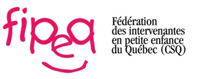 Logo : Fdration des intervenantes en petite enfance du Qubec (FIPEQ-CSQ) (Groupe CNW/Conseil qubcois des services ducatifs  la petite enfance (CQSEPE))