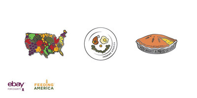 In collaboration with actress and recording artist Lea Michele, eBay is debuting her limited-edition “Map of the United States” food-themed pin that she designed. The pin, along with two more exclusive pin designs from PINTRILL – “Pie” and “Dinner Plate” – will be available exclusively on eBay for $15 each or $40 for a collection of three with all proceeds going back to Feeding America.
