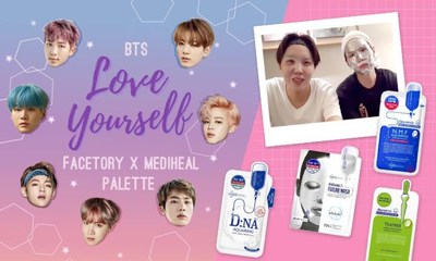 FaceTory Teams Up with Mediheal for BTS Collaboration